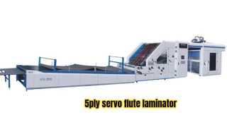 Automatyczny 5-warstwowy laminator z serwofletem 3 w 1