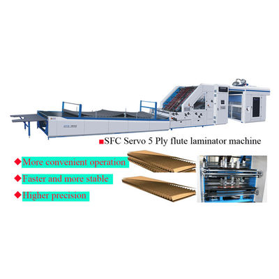 Wysokiej prędkości automatyczna maszyna do laminowania płytki dla papieru z tektury falistej
