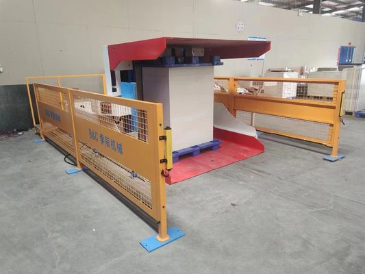 Efektywne obracanie palet z automatycznym stacker Pile Turner Machine wyrównania i usuwania pyłu