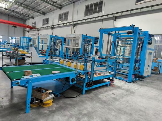 Całkowicie zautomatyzowane układanie z automatyczną maszyną układającą do szybkiej produkcji tektury falistej