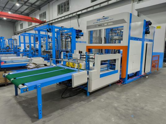 Całkowicie zautomatyzowany zestaw palet Flip Flop dla tablicy falistej 12000 PCS/godzinę