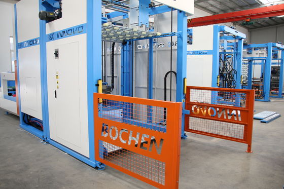 Całkowicie zautomatyzowany zestaw palet Flip Flop dla tablicy falistej 12000 PCS/godzinę