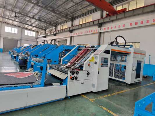 Wysokiej precyzji automatyczna maszyna do laminowania tektury falistej z dużym formatem papieru (170*170cm) i wieloma opcjami zasilania (22kW-30kW)