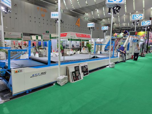 Wysokiej prędkości maszyna do laminowania arkusza do arkusza 5 warstw z sterowaniem serwo do laminowania papieru falistego