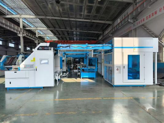 Maszyna do szybkiego laminowania fletów Automatyczna maszyna do laminowania fletów z tektury falistej dla przemysłu produkującego pudełka kartonowe