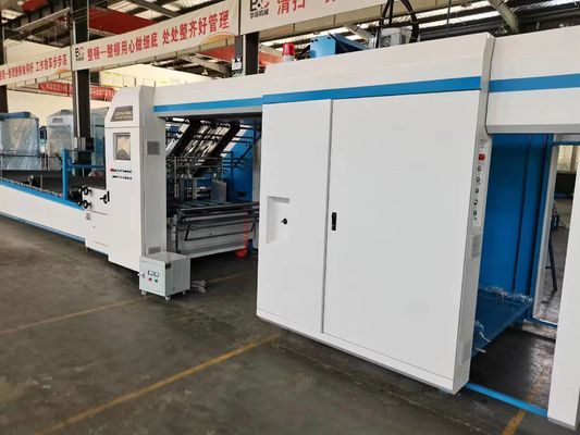 Maszyna do laminowania fletowego 150 m / min 1500 x 1500 mm Wysoka prędkość do laminowania tektury falistej