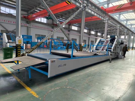 Automatyczna maszyna do laminowania arkusza do arkusza do papieru falistego z automatyczną korektą i sterowaniem serwo przy prędkości 160 m/min